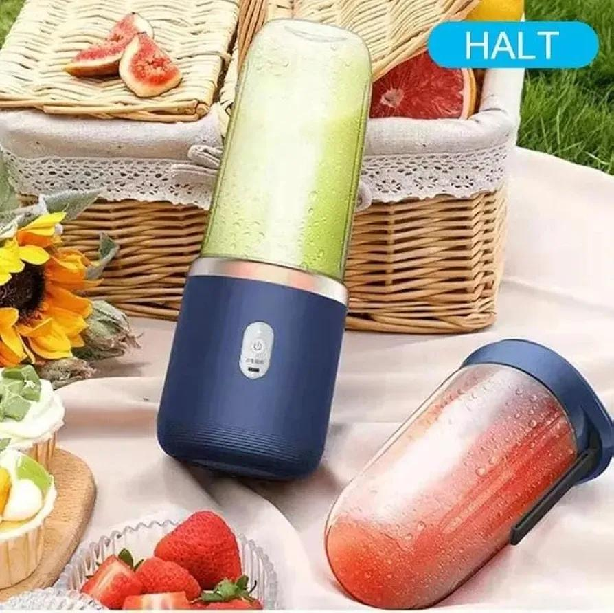 3-in-1 Electric Juicer Blender - Portable USB Rechargeable Smoothie Maker