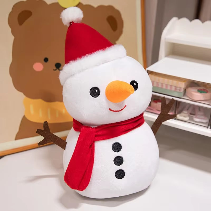 Christmas Santa Plush Toy - Cute Holiday Stuffed Decoration 23cm