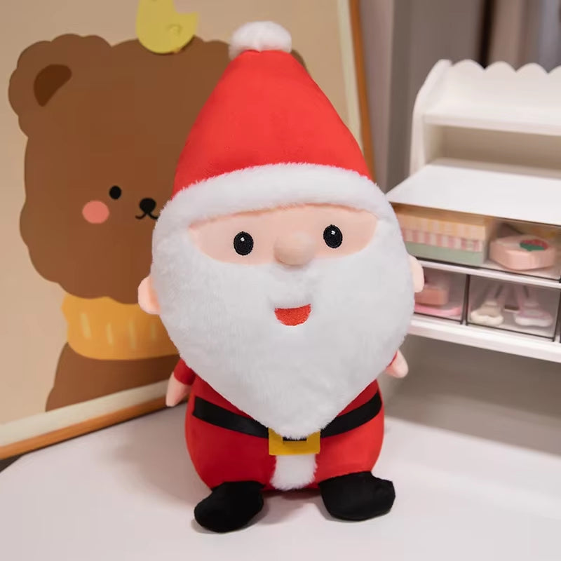 Christmas Santa Plush Toy - Cute Holiday Stuffed Decoration 23cm