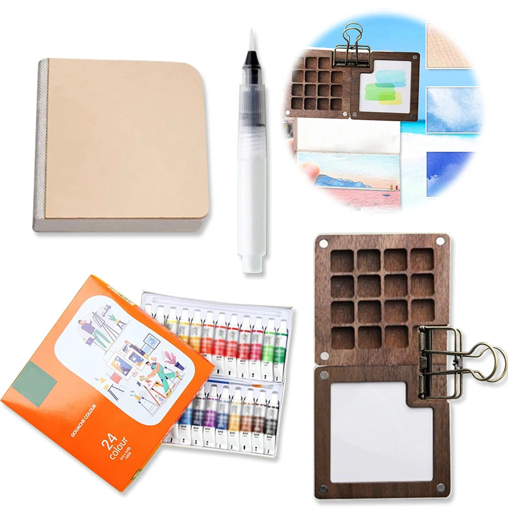 AquaTrek™ – Pocket-Sized Watercolor Set for Artists on the Go 🎨