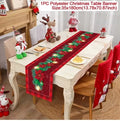 Christmas Table Runner - Merry Christmas Decorations Tablecloth 2024