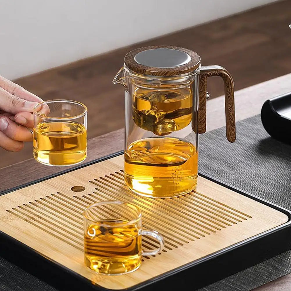PureBrew Glass Teapot – Elegant Infusion for Perfect Herbal Tea
