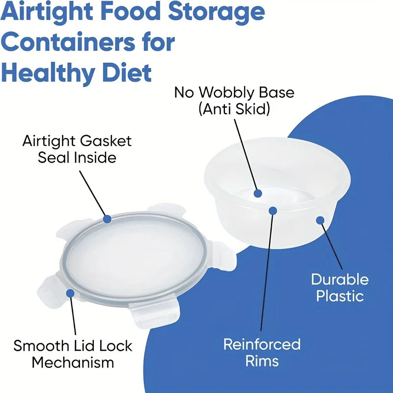 48-Piece Food Storage Containers with Lids - Leakproof BPA-Free Meal Prep Set