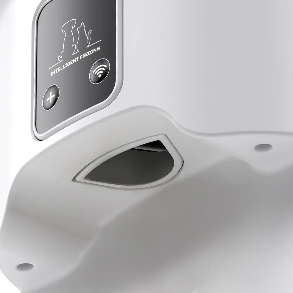 4L WiFi Smart Cat Feeder - Automatic Pet Feeder with App Control & Voice Recording