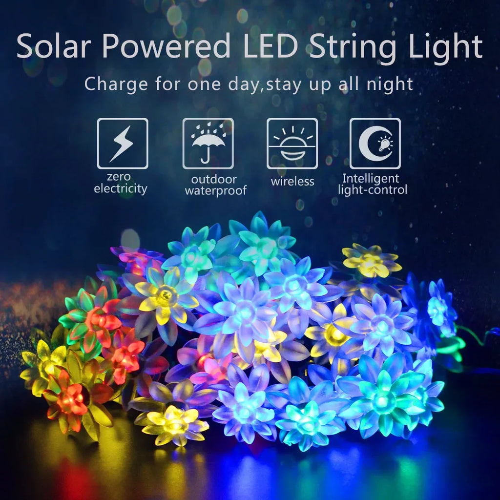 BlossomGlow – Solar-Powered Cherry Blossom Lights