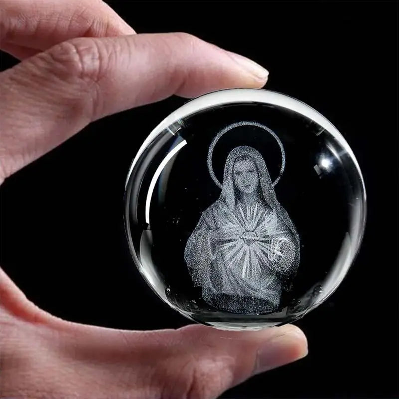 Illuminate Your Faith: Holy Globes 3D Christian Lamp