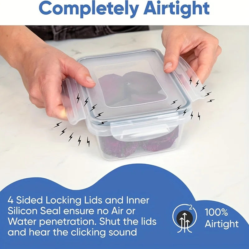 48-Piece Food Storage Containers with Lids - Leakproof BPA-Free Meal Prep Set