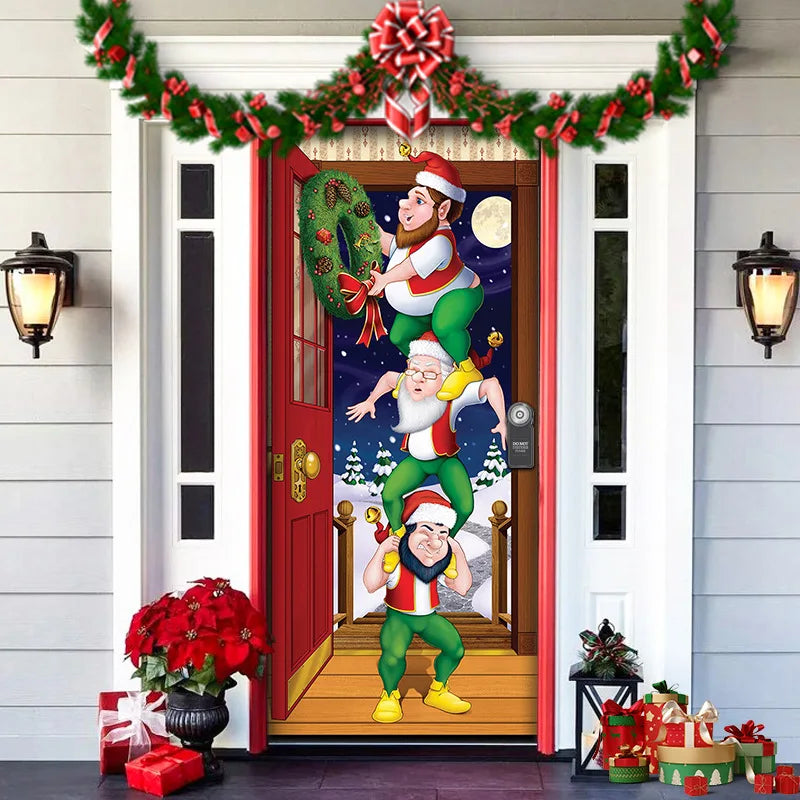Winter Wonderland Welcome – Transform Your Door into a Holiday Dream!