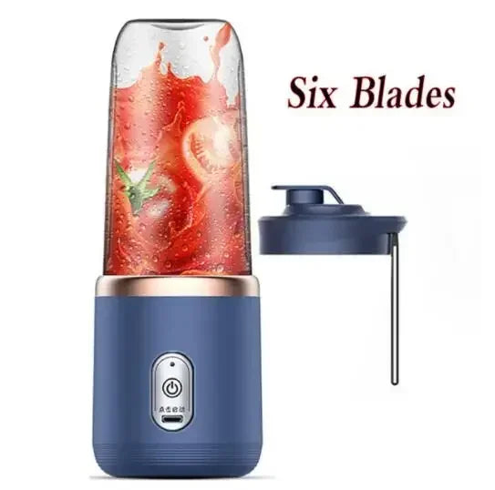 3-in-1 Electric Juicer Blender - Portable USB Rechargeable Smoothie Maker