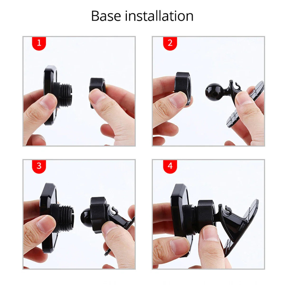 360° Magnetic Car Phone Holder - Universal Dashboard & Vent Mount