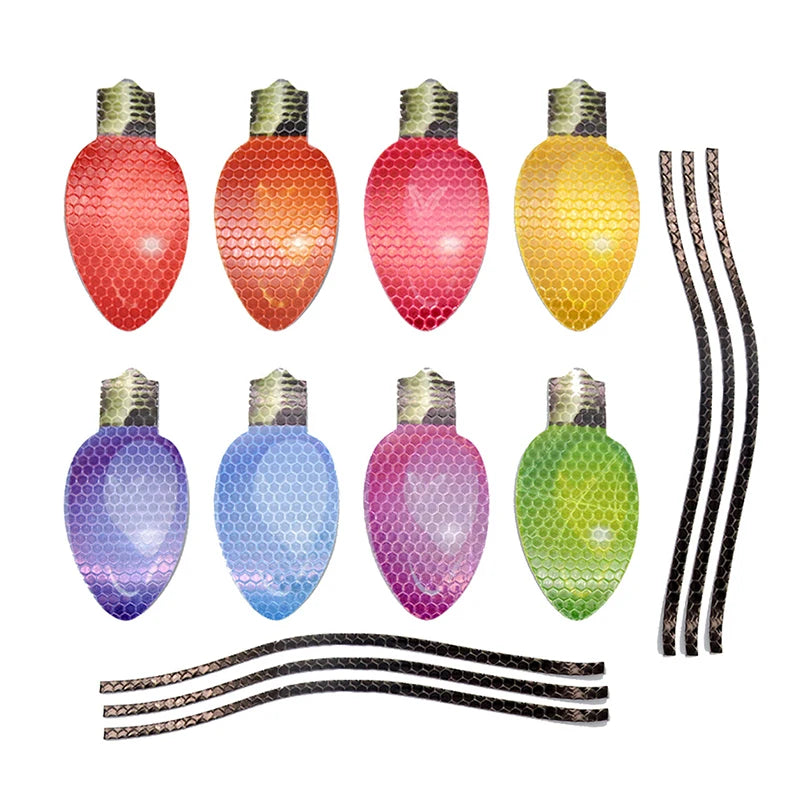 FestiveMag™ Bulb Decals – Stick, Shine & Spread Cheer