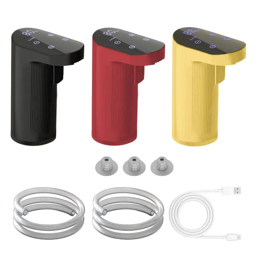 Automatic Wine Aerator - Portable Electric Wine Decanter & Dispenser for Home Bar