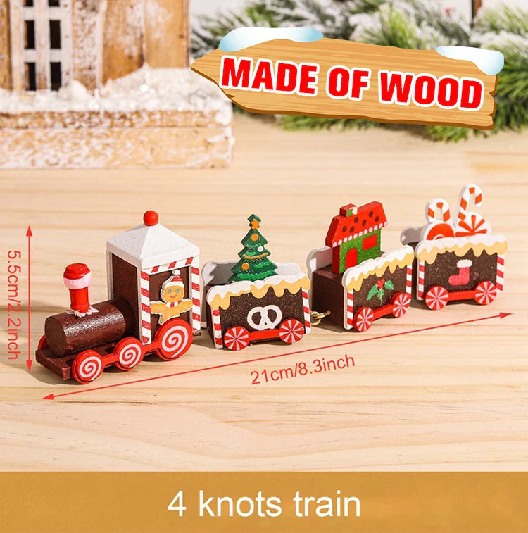 Christmas Train Decoration - Festive Holiday Village Display Set
