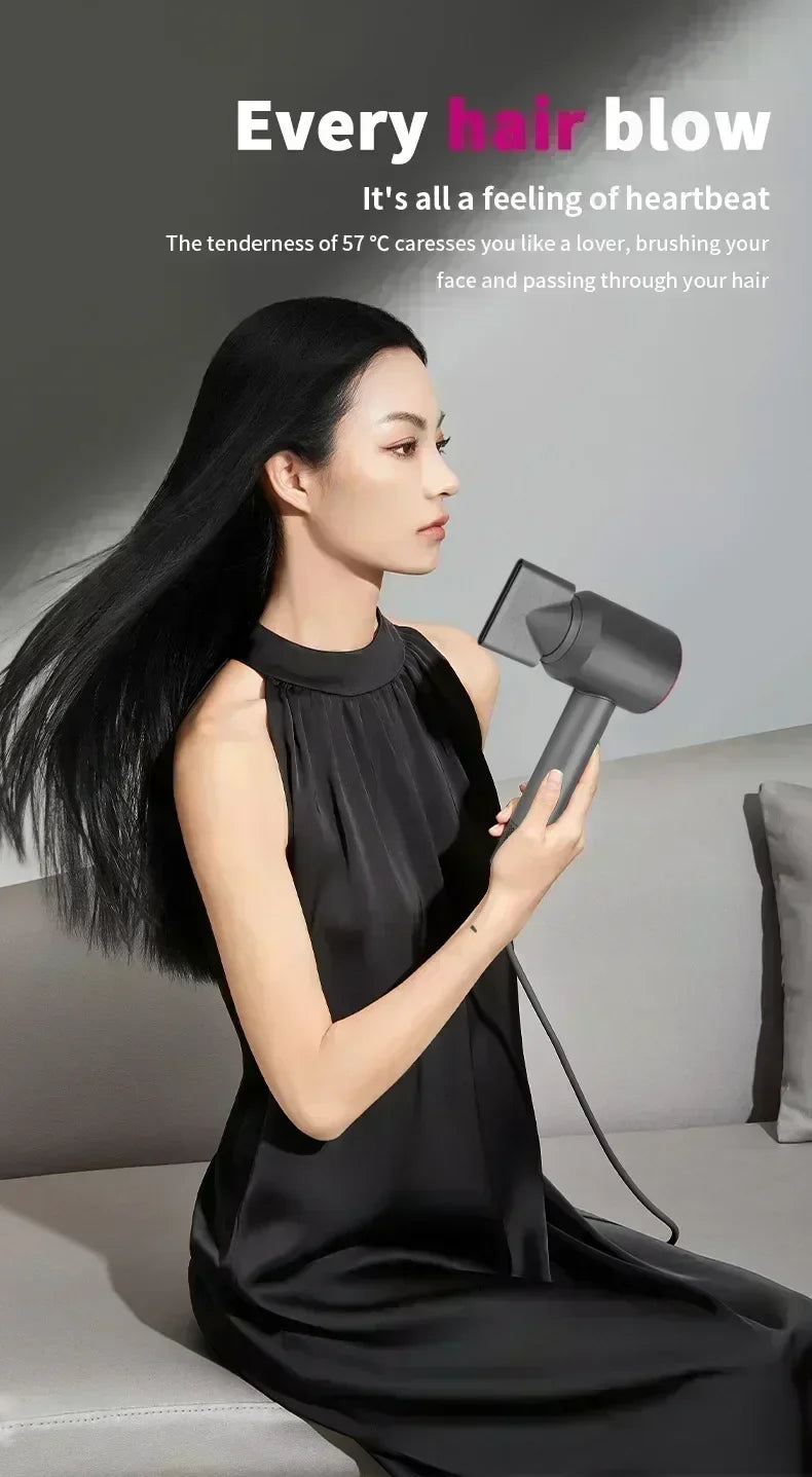 5-in-1 Hair Dryer - Professional Styling Tool with Hot & Cold Air for Smooth Hair