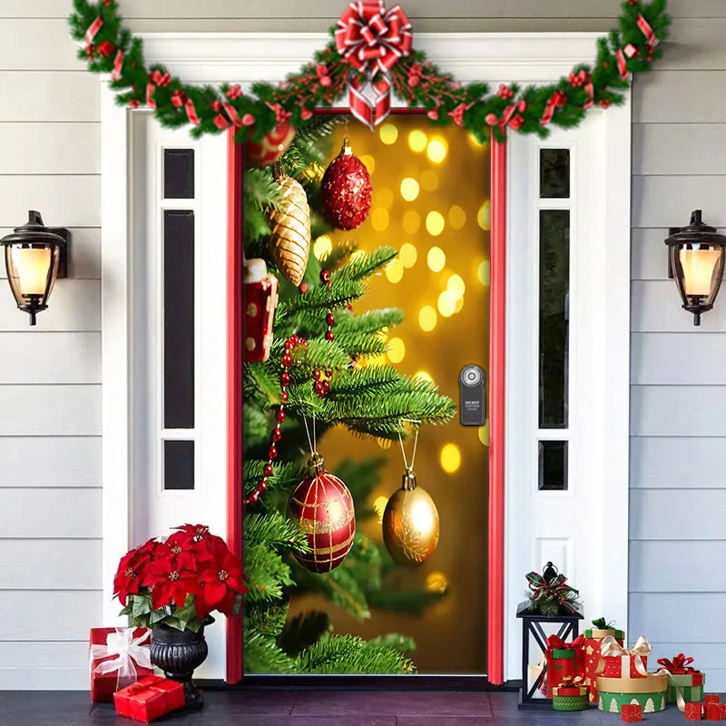 Winter Wonderland Welcome – Transform Your Door into a Holiday Dream!