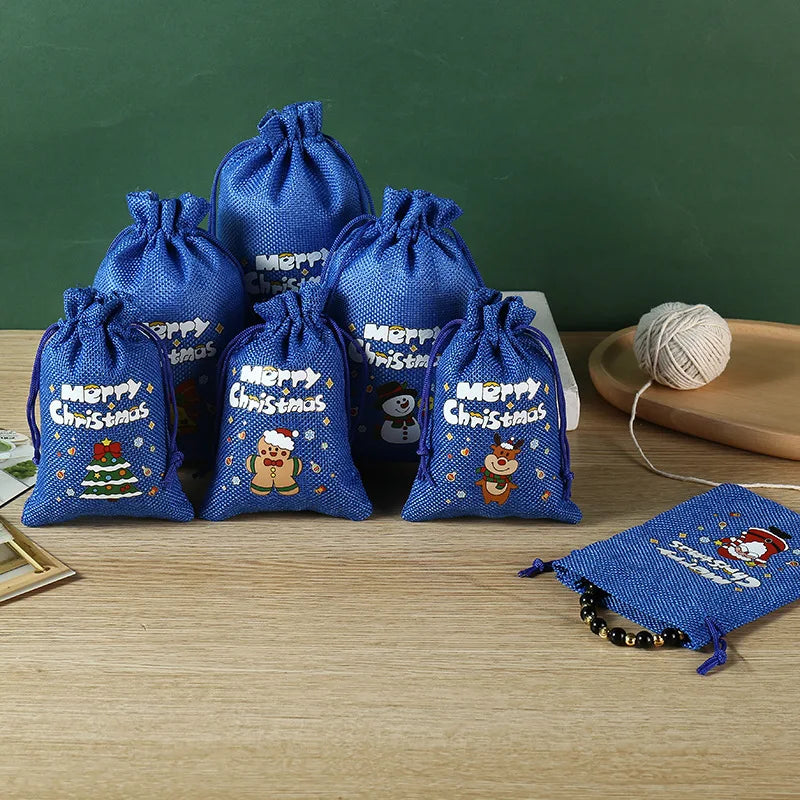 MerryPouch™: Festive Drawstring Bags for Quick, Stylish Gifting 🎄