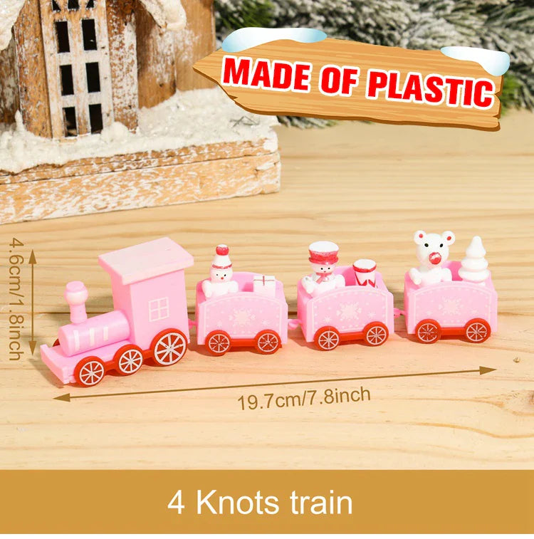 Christmas Train Decoration - Festive Holiday Village Display Set