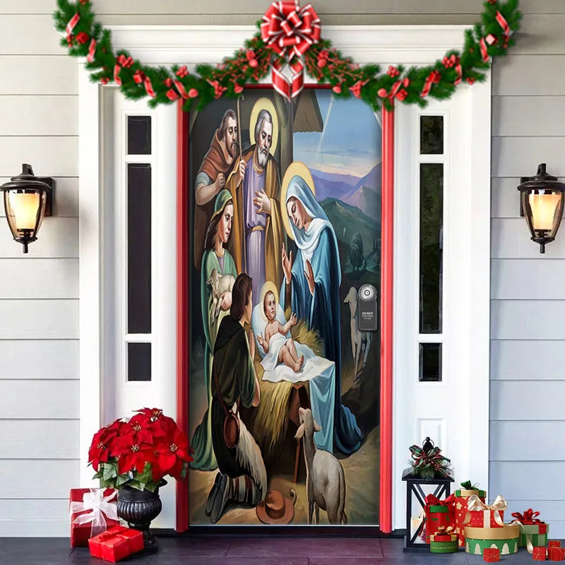 Winter Wonderland Welcome – Transform Your Door into a Holiday Dream!
