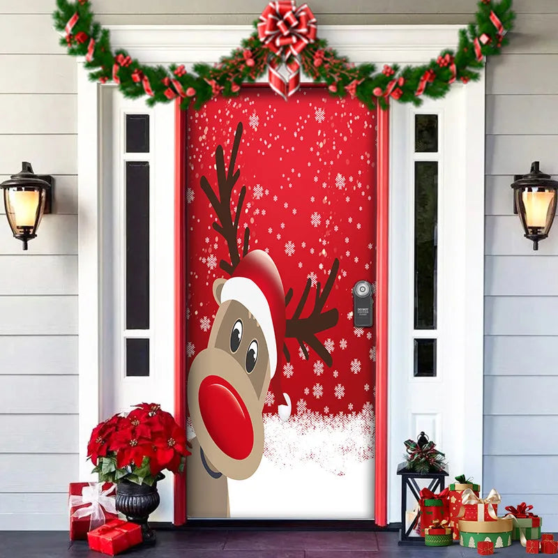 Winter Wonderland Welcome – Transform Your Door into a Holiday Dream!