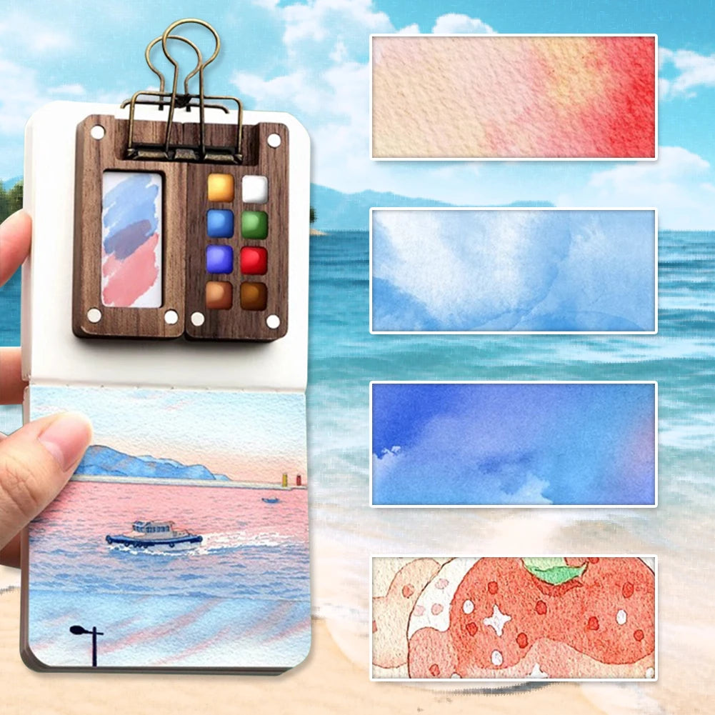 AquaTrek™ – Pocket-Sized Watercolor Set for Artists on the Go 🎨