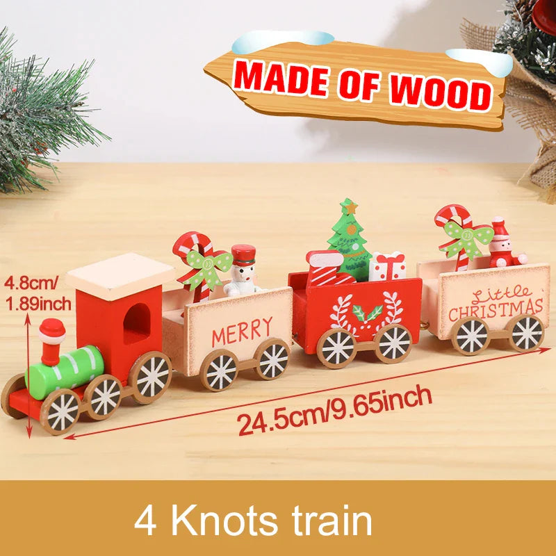 Christmas Train Decoration - Festive Holiday Village Display Set