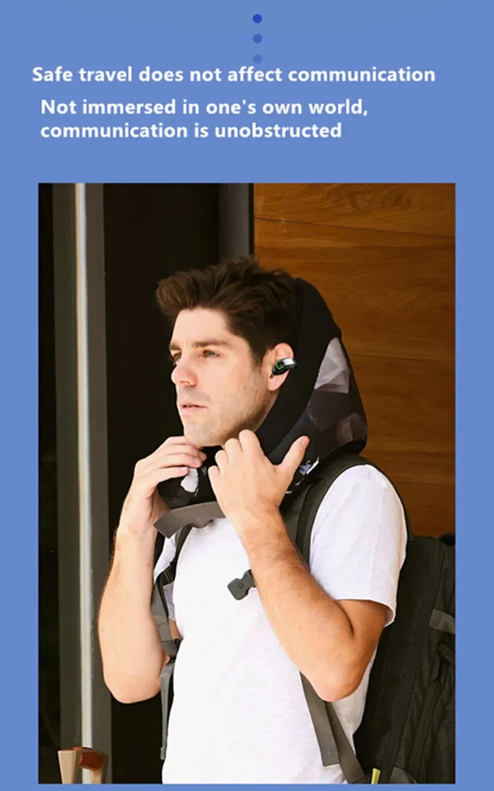 Bone Conduction Bluetooth Earphone - Clip-On Wireless Earbud