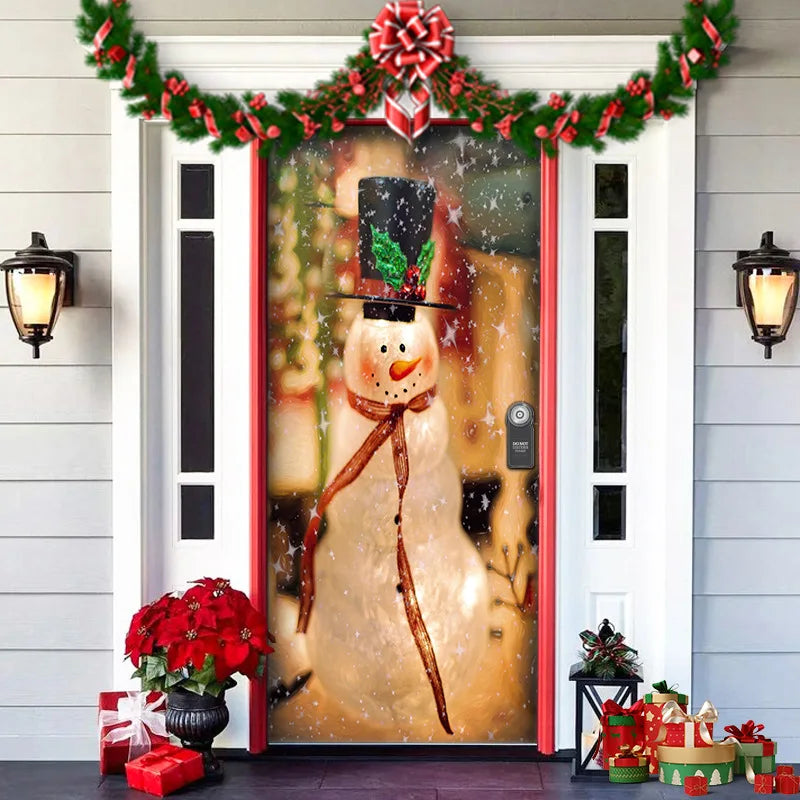Winter Wonderland Welcome – Transform Your Door into a Holiday Dream!
