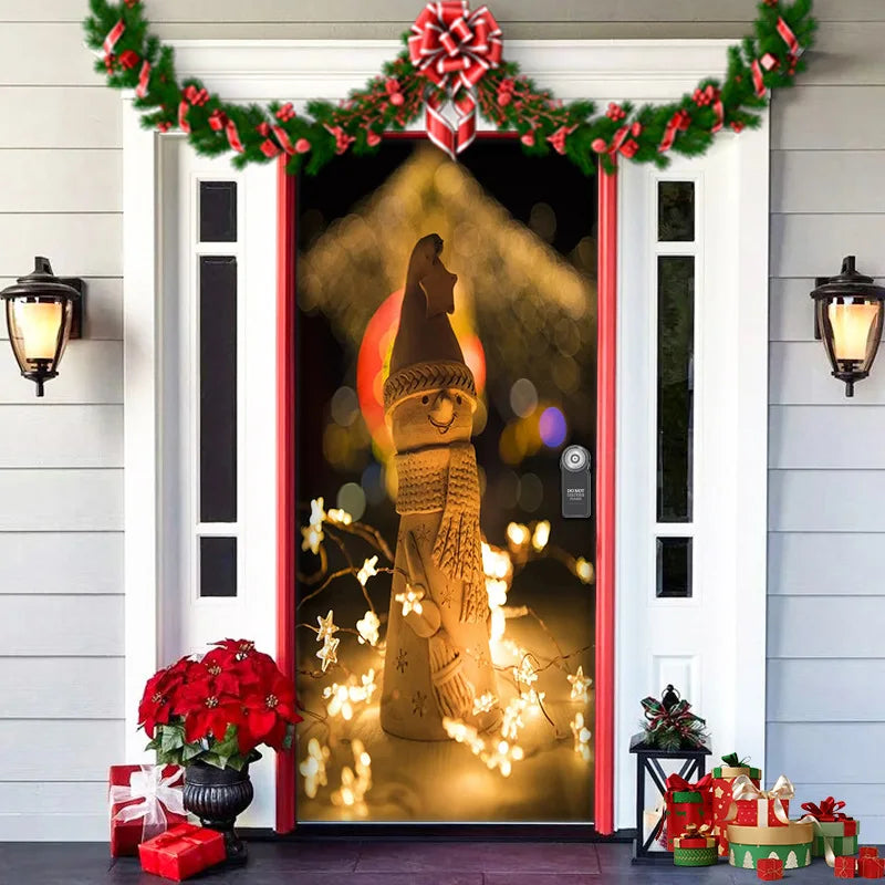 Winter Wonderland Welcome – Transform Your Door into a Holiday Dream!