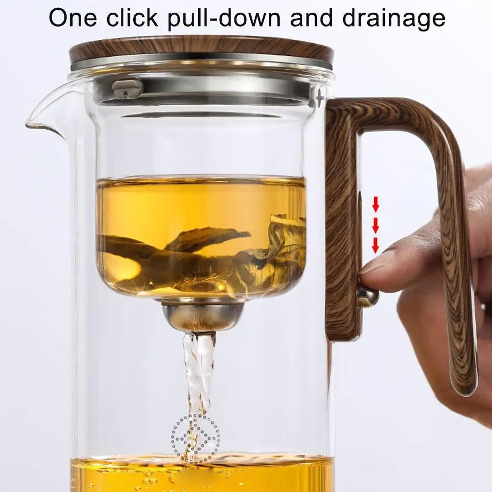 PureBrew Glass Teapot – Elegant Infusion for Perfect Herbal Tea