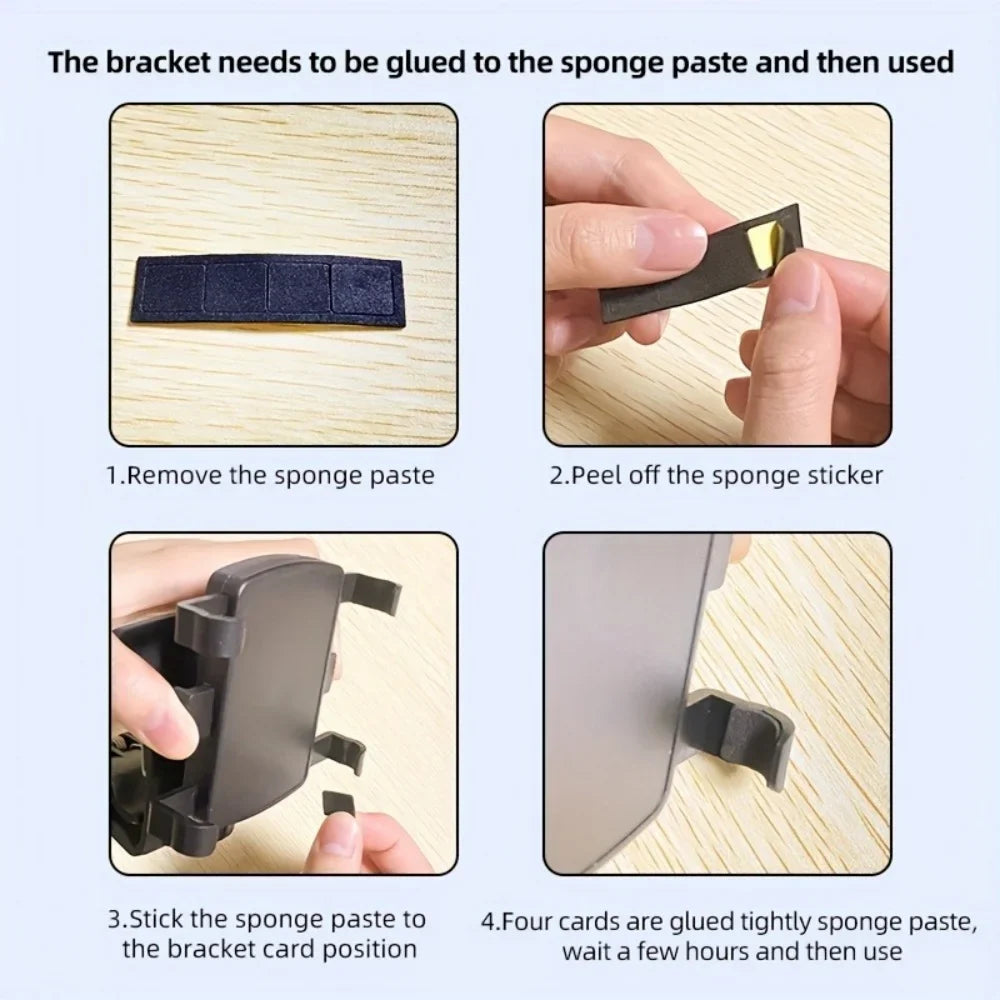 360° Universal Car Phone Holder - Dashboard Mount for iPhone & Android