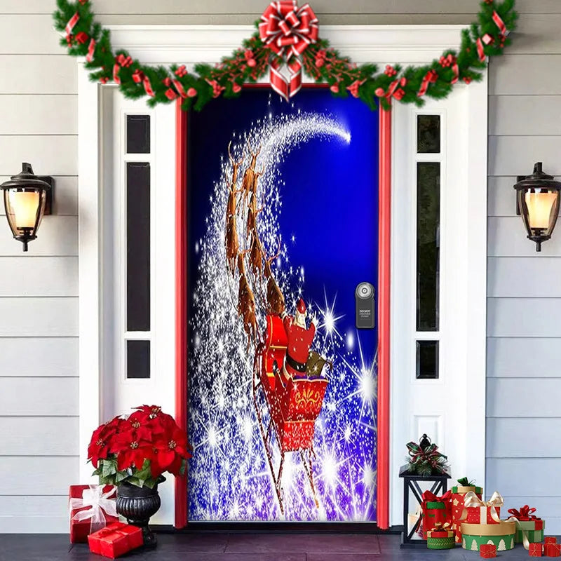 Winter Wonderland Welcome – Transform Your Door into a Holiday Dream!