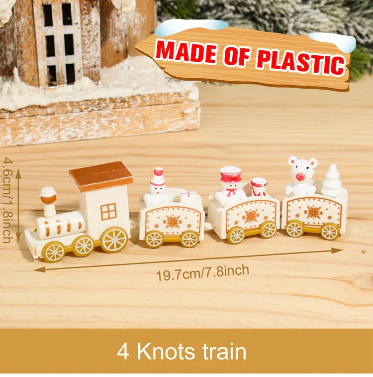 Christmas Train Decoration - Festive Holiday Village Display Set
