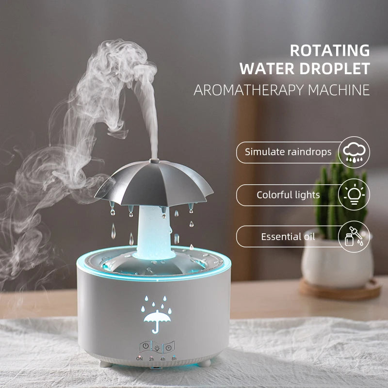 Rain-Effect Umbrella Diffuser – Create Cozy Indoor Showers!