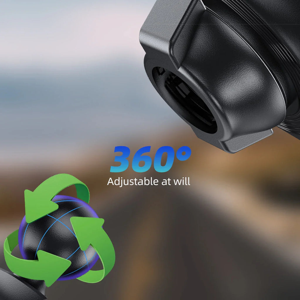 360° Magnetic Car Phone Holder - Universal Dashboard & Vent Mount