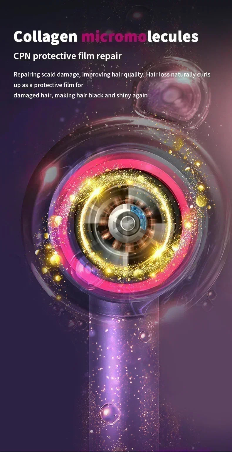 5-in-1 Hair Dryer - Professional Styling Tool with Hot & Cold Air for Smooth Hair