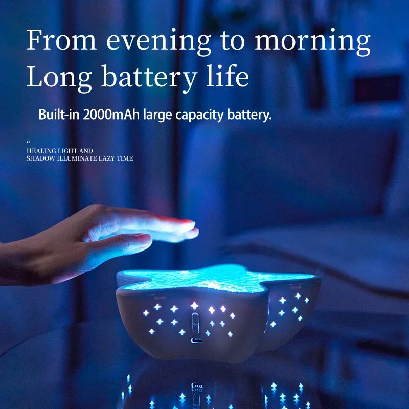 Starry Glow: Starfish LED Projector Lamp