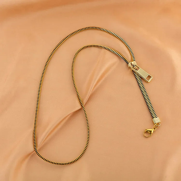 ZipGlam™ – Adjustable Necklace & Bracelet Duo