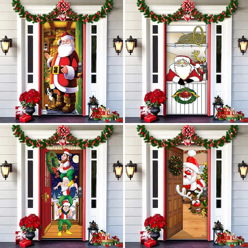 Winter Wonderland Welcome – Transform Your Door into a Holiday Dream!