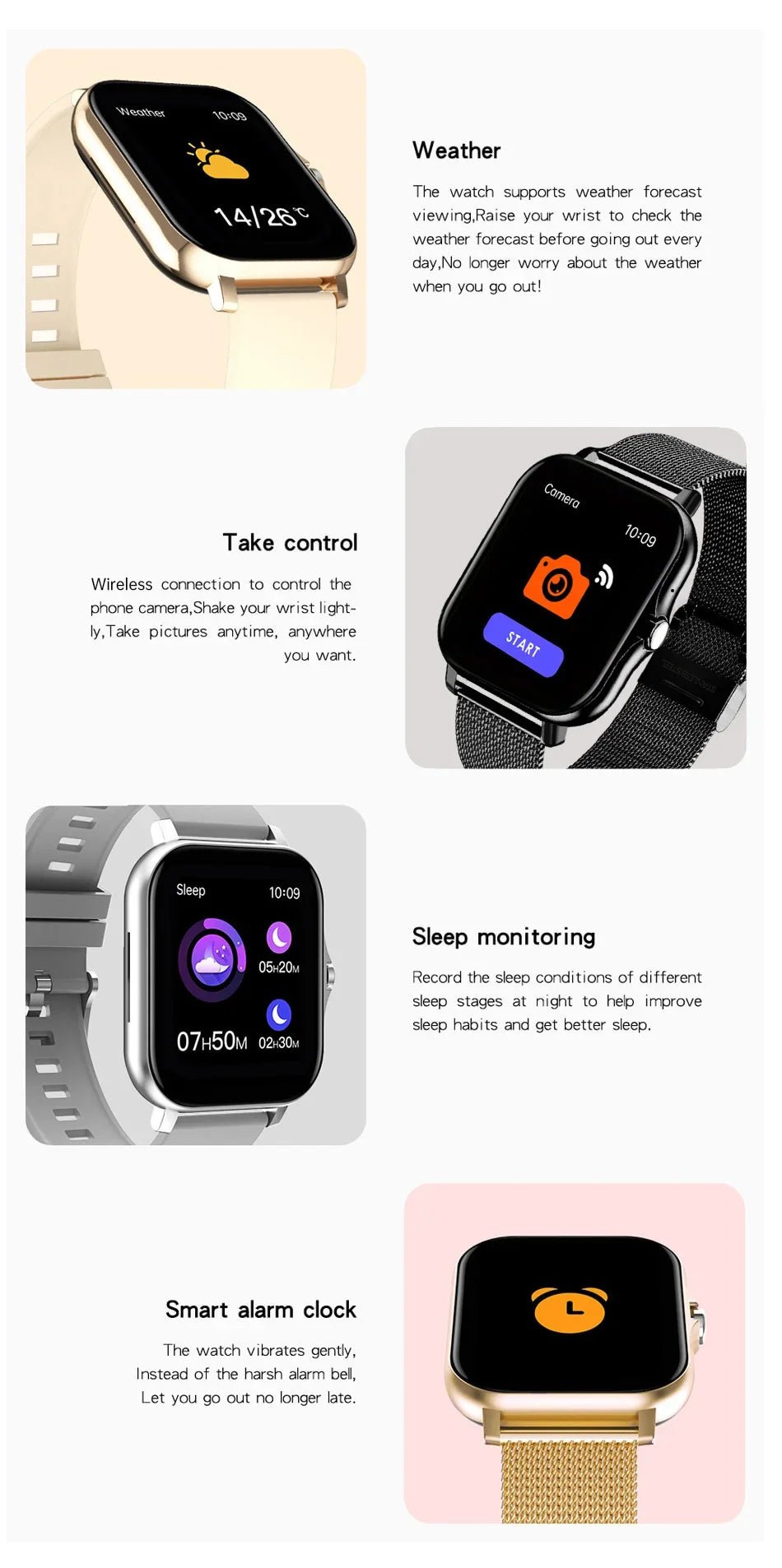 2025 Smartwatch - 1.44" HD Screen, Bluetooth Calls & Health Monitoring
