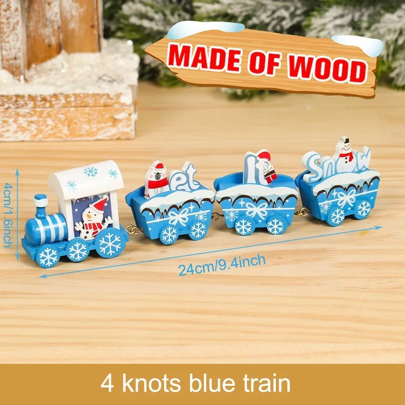 Christmas Train Decoration - Festive Holiday Village Display Set