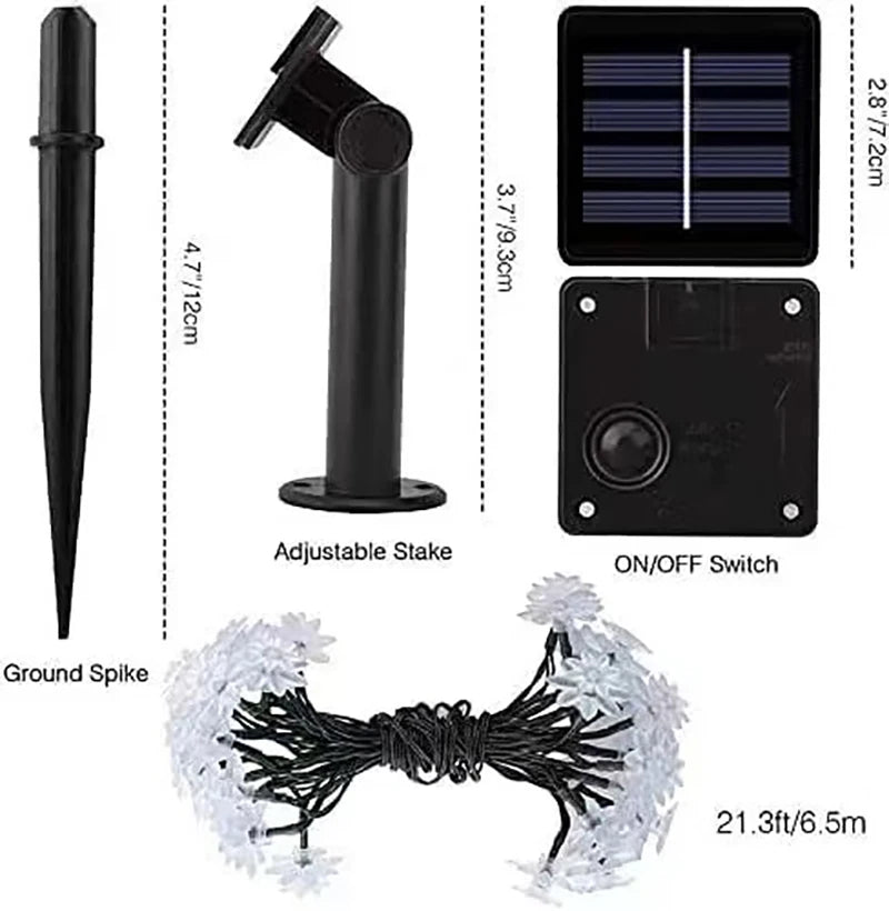 BlossomGlow – Solar-Powered Cherry Blossom Lights