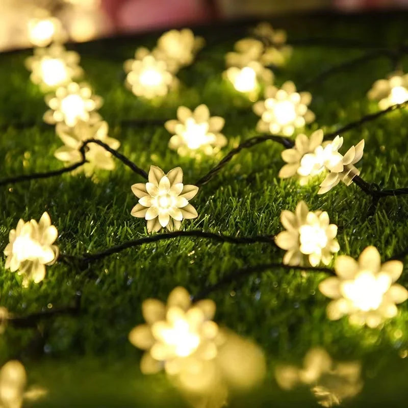 BlossomGlow – Solar-Powered Cherry Blossom Lights