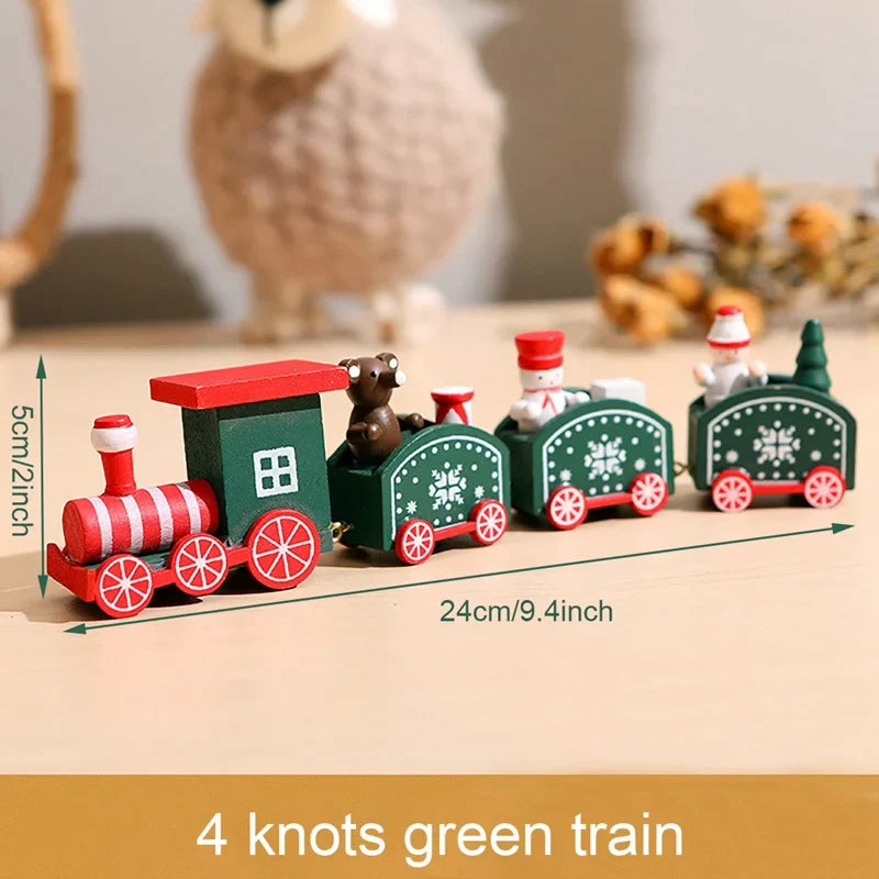 Christmas Train Decoration - Festive Holiday Village Display Set