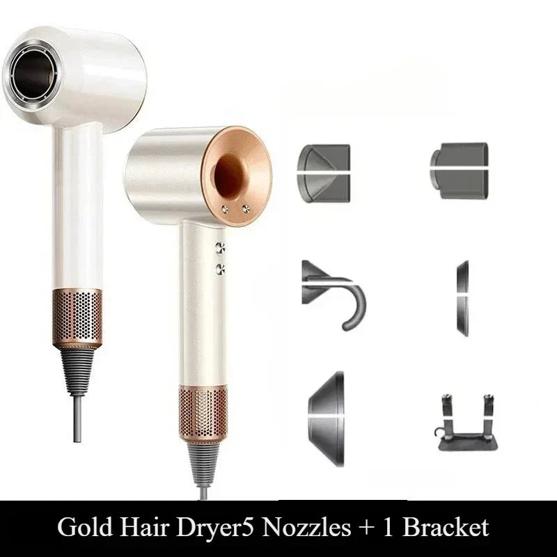 5-in-1 Hair Dryer - Professional Styling Tool with Hot & Cold Air for Smooth Hair