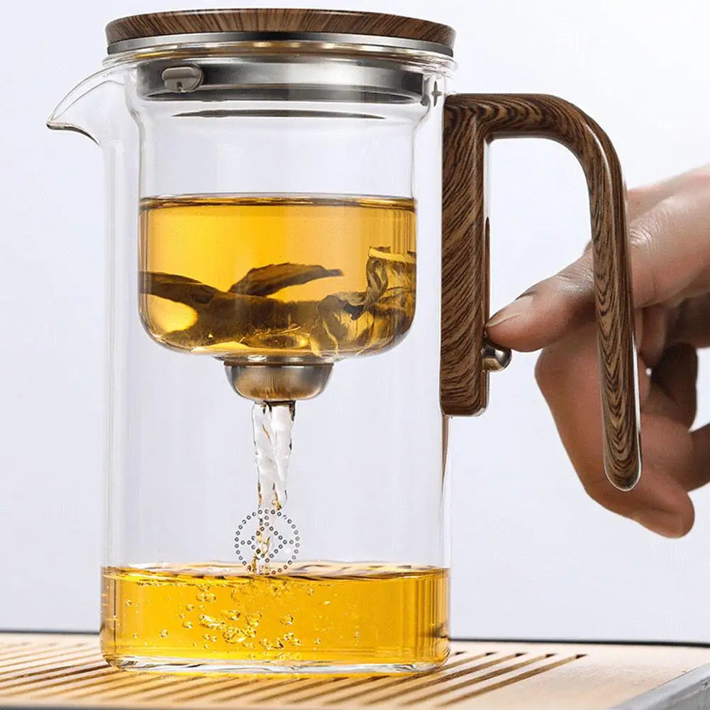 PureBrew Glass Teapot – Elegant Infusion for Perfect Herbal Tea