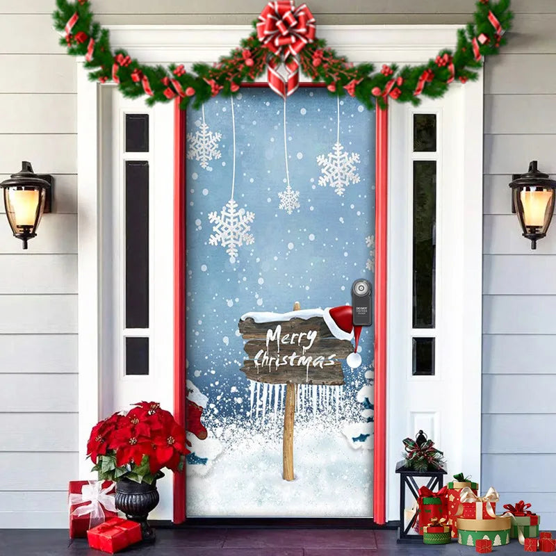 Winter Wonderland Welcome – Transform Your Door into a Holiday Dream!