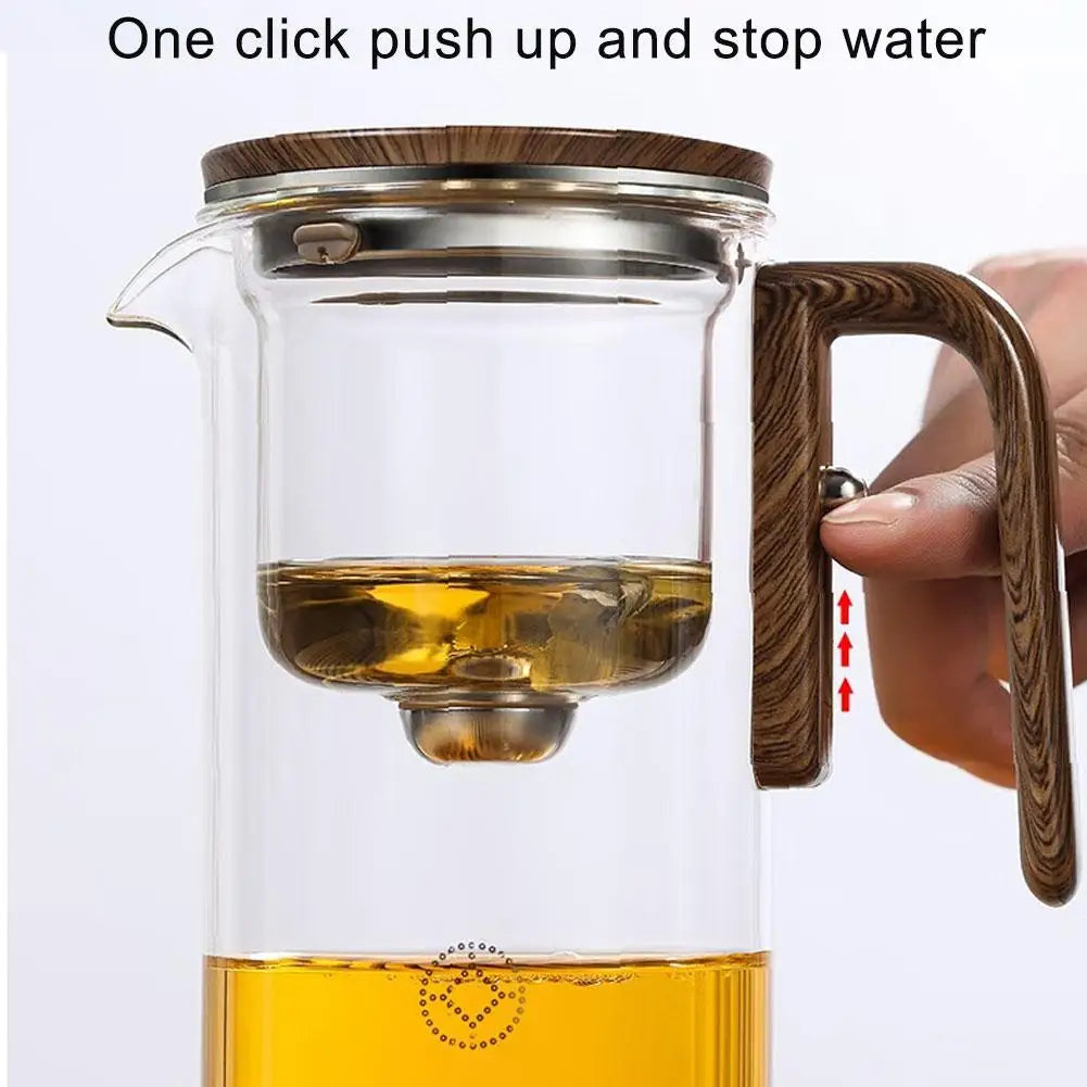 PureBrew Glass Teapot – Elegant Infusion for Perfect Herbal Tea