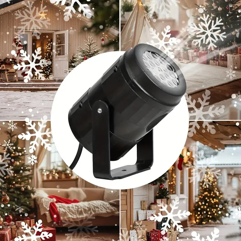 Snowflake Projector - LED Christmas Light Projector with Remote for Holiday Decor