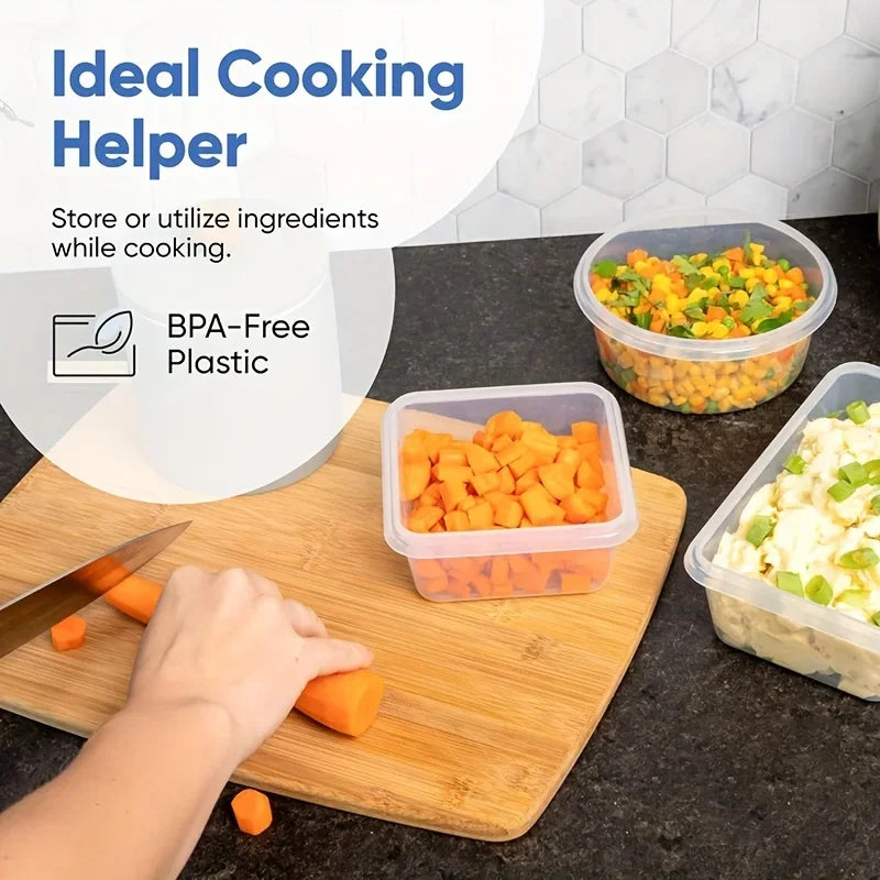 48-Piece Food Storage Containers with Lids - Leakproof BPA-Free Meal Prep Set