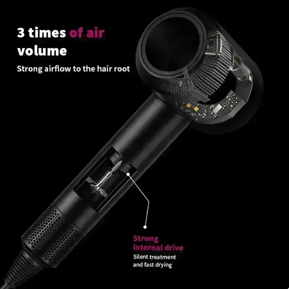 5-in-1 Hair Dryer - Professional Styling Tool with Hot & Cold Air for Smooth Hair